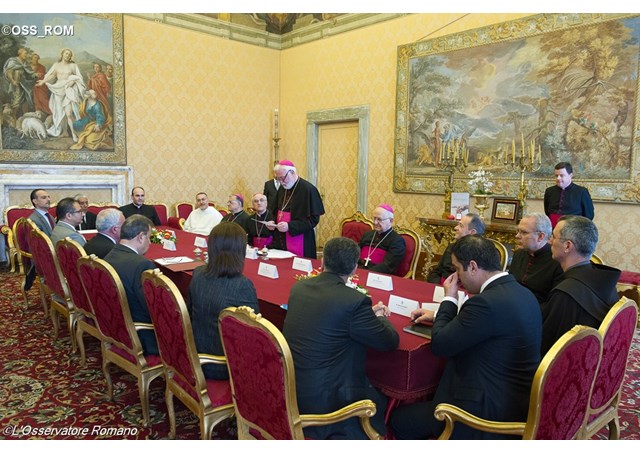 Buổi ký hiệp định giữa Tòa Thánh và Palestine