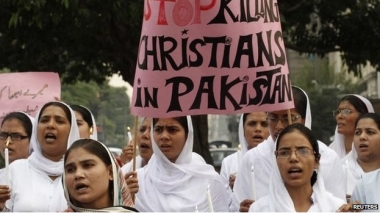 pakistani-christians-protesting
